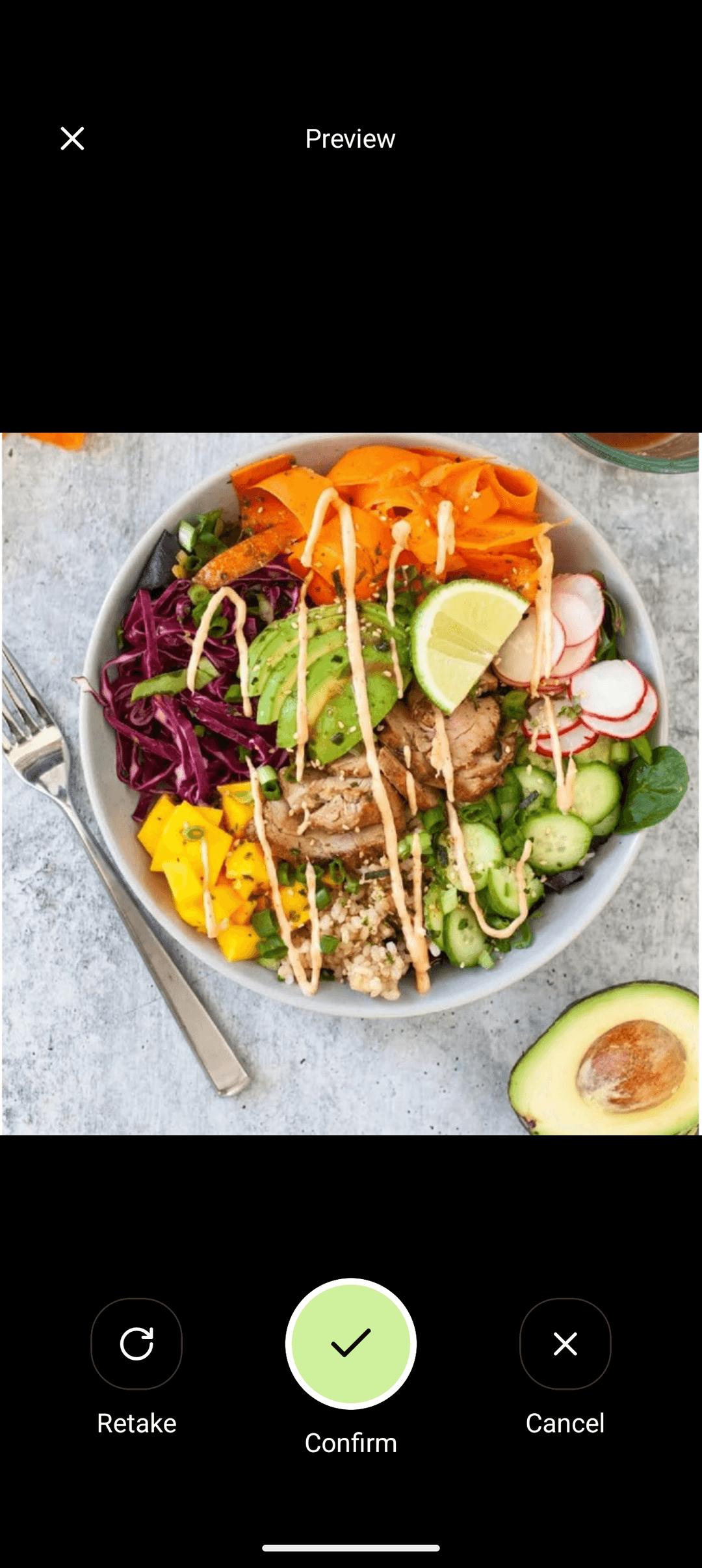 Snap the plate as it is in the Goala app